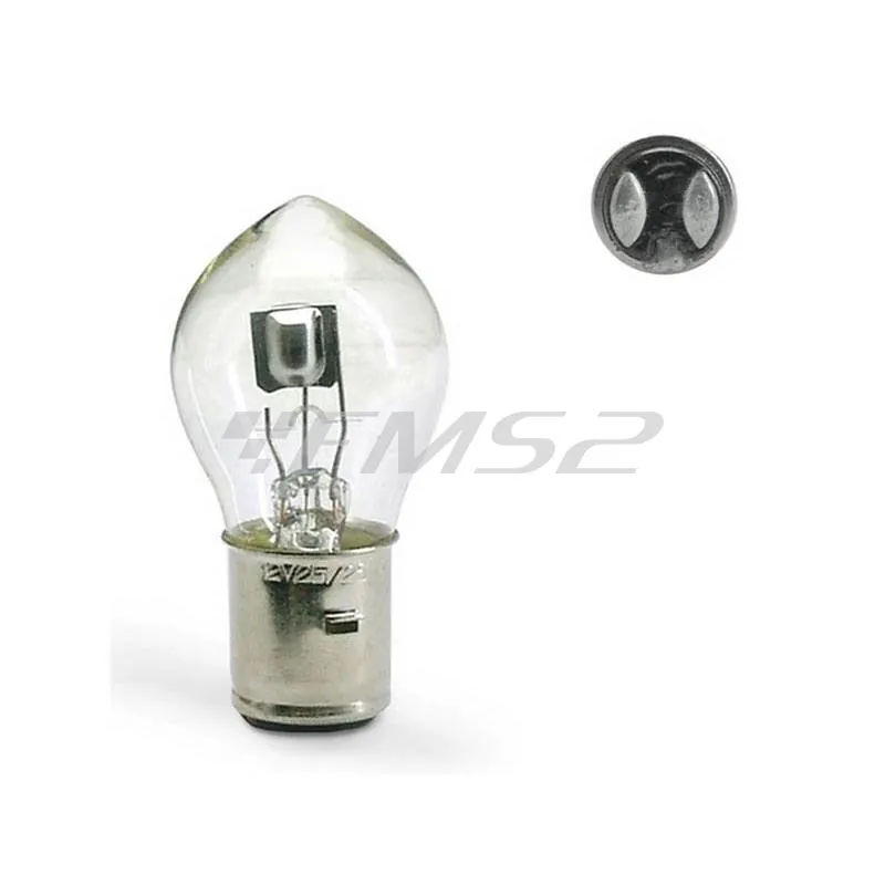 Lampadina One Italia 12 Volt 35/35 Watt BA20D, colore bianco, ricambio 77222045