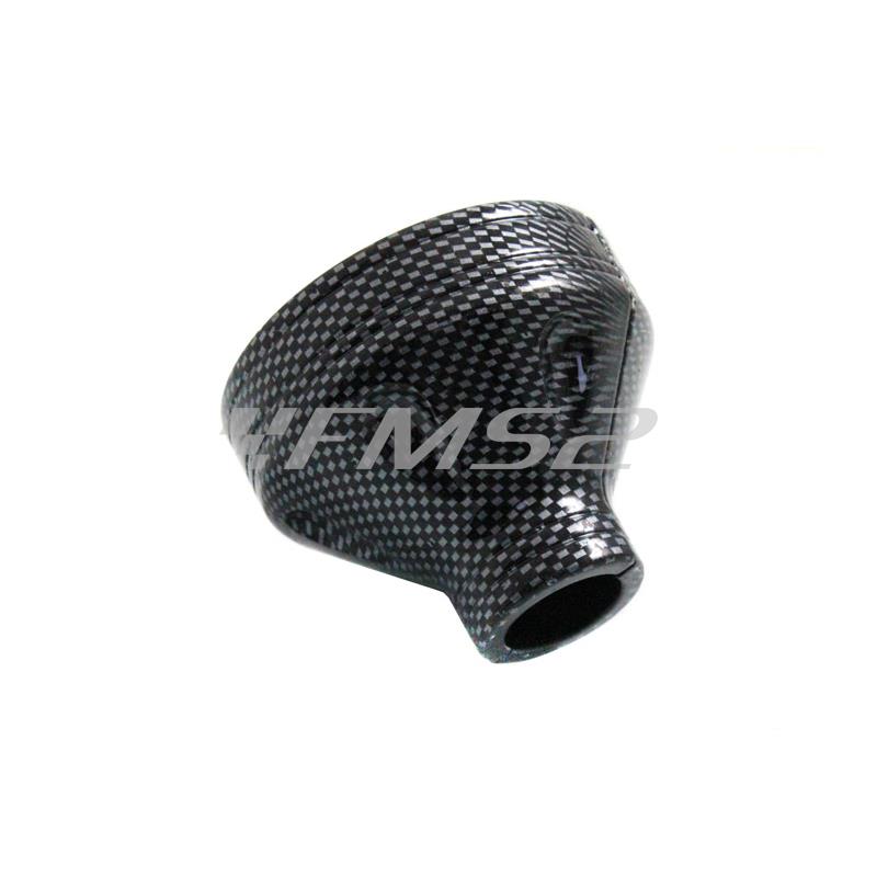 Coperchio perno ruota posteriore carbon look T-MAX 500 (One Italia), ricambio 77282107