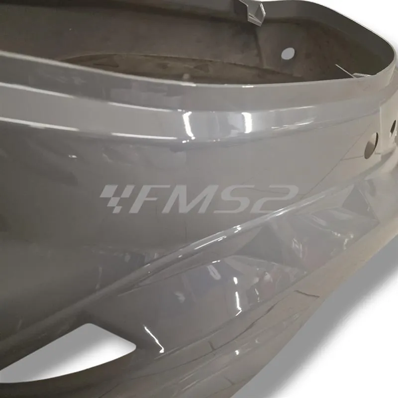 Kit carene 4 pezzi One Italia di colore grigio Nardò per scooter MBK Booster spirit e Yamaha original Bw's prodotti fino al 2003, ricambio 77366429