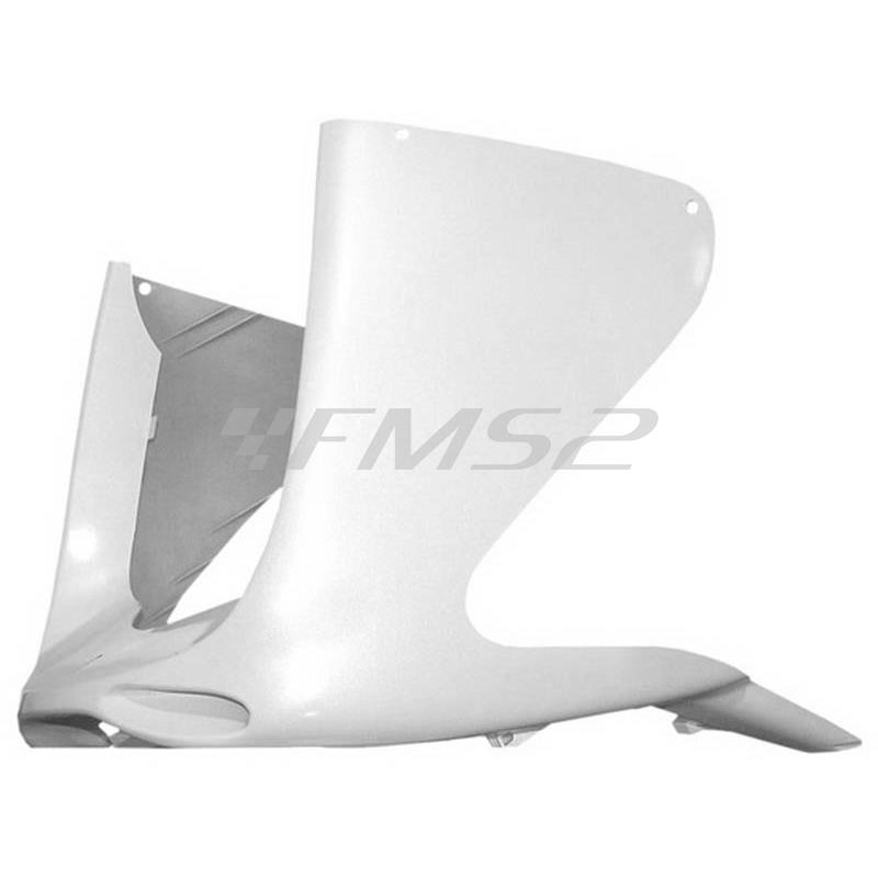 Carenatura anteriore bianco metallizzato MBK Nitro - Yamaha Aerox (One Italia), ricambio 77366789B