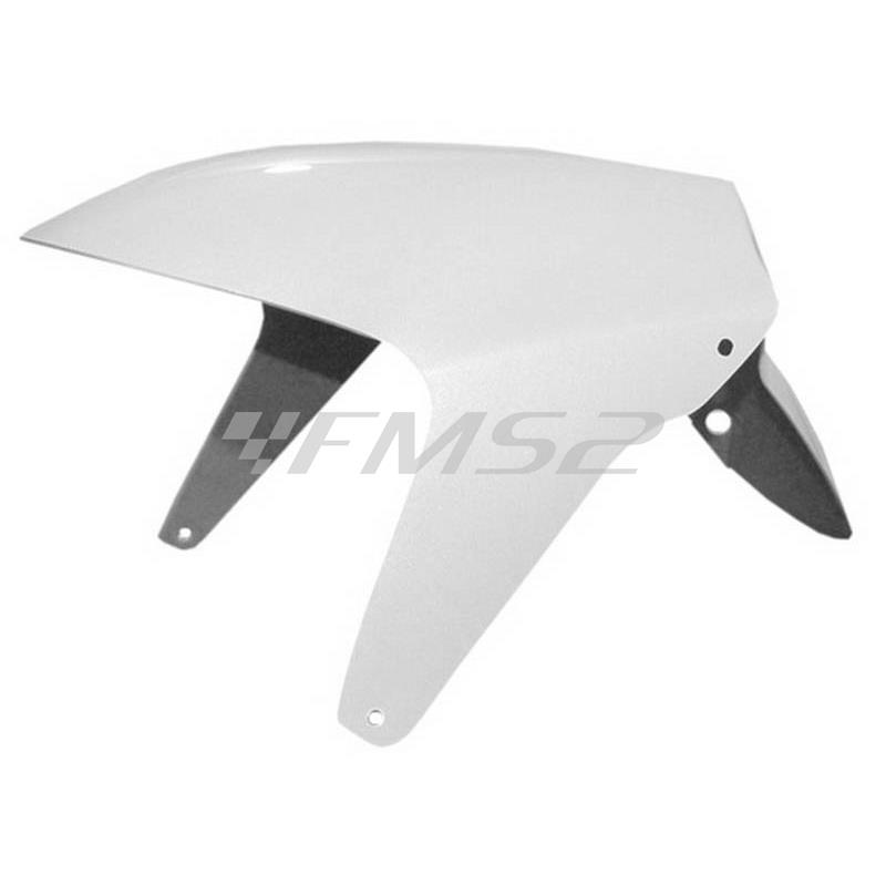 Parafango anteriore bianco metallizzato MBK Nitro - Yamaha Aerox (One Italia), ricambio 77366789C