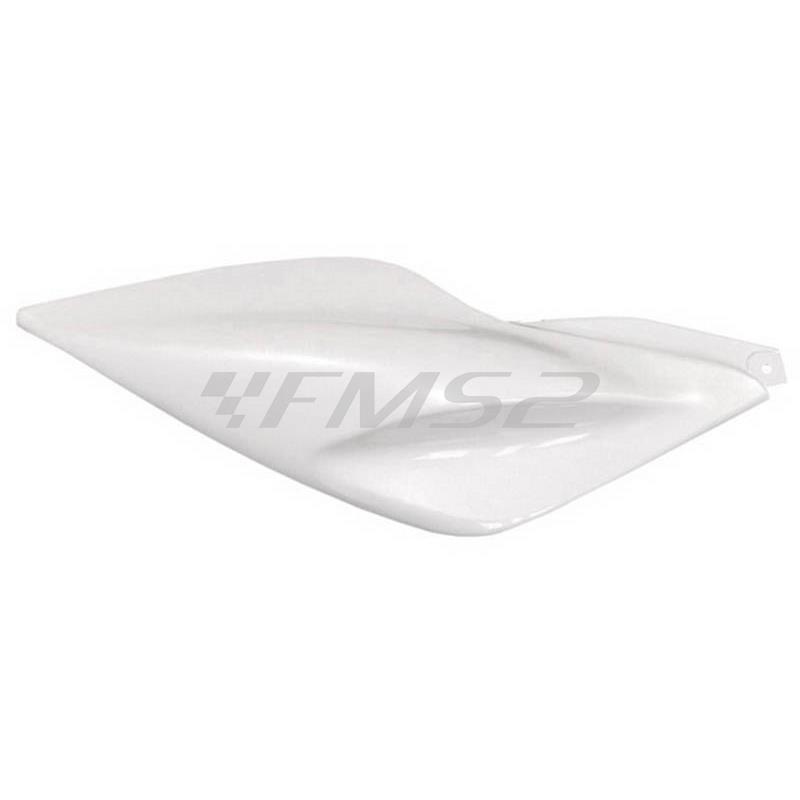 Fanchetto posteriore destro bianco metallizzato MBK Nitro - Yamaha Aerox (One Italia), ricambio 77366789E