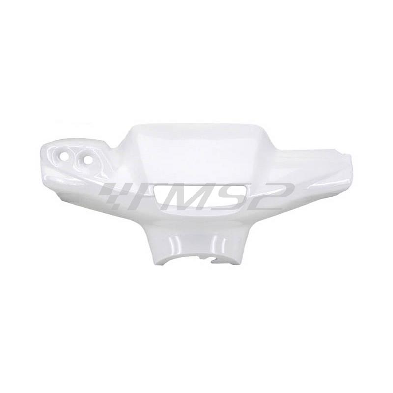 Cupolino manubrio ONE bianco pastello per scooter MBK Booster Next generation - Yamaha BW'S Next generation, ricambio 77366816