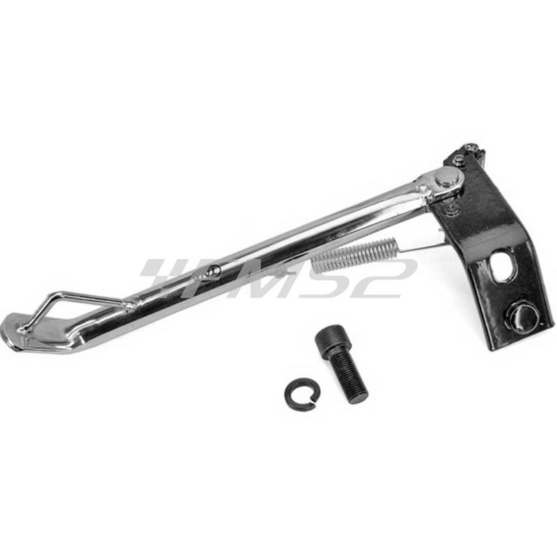 Cavalletto laterale cromato one italia per MBK Booster Spirit - Yamaha BW'S, ricambio 77370660