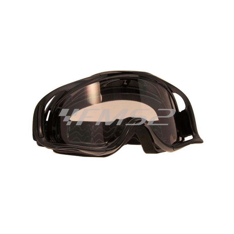 Occhiale modello Racing da cross di colore nero (One Italia), ricambio 77447012