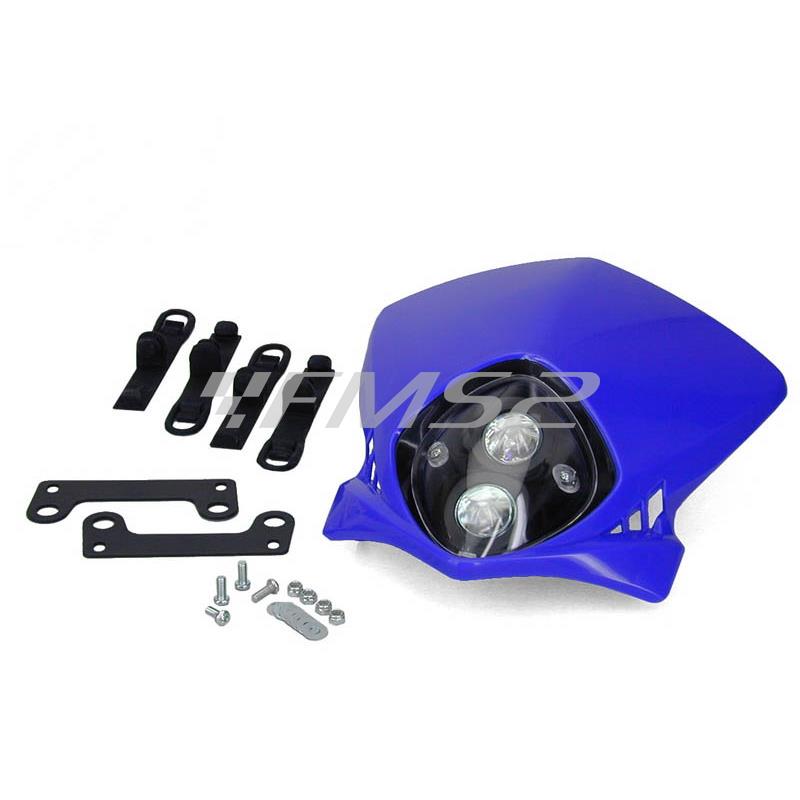 Maschera fanale duke blu (One Italia), ricambio 77448127