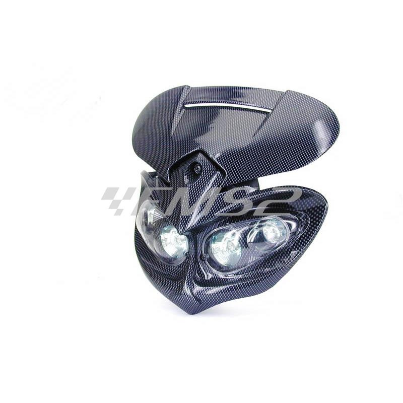 Maschera fanale manga carbonio (One Italia), ricambio 77448144