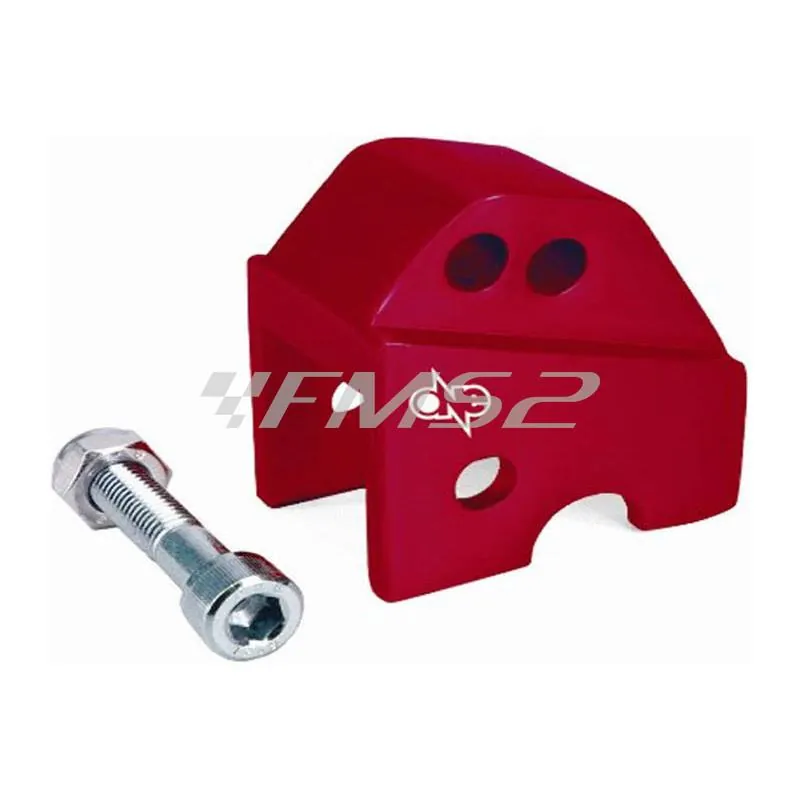 Rialzo ammortizzatore one italia rosso cromato , ricambio 77520617