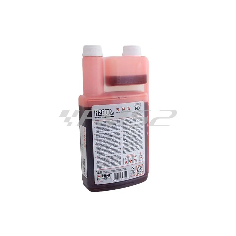 Olio miscela  ipone r2000 rs sintetic plus, conf. da 1 litro, ricambio IP800104