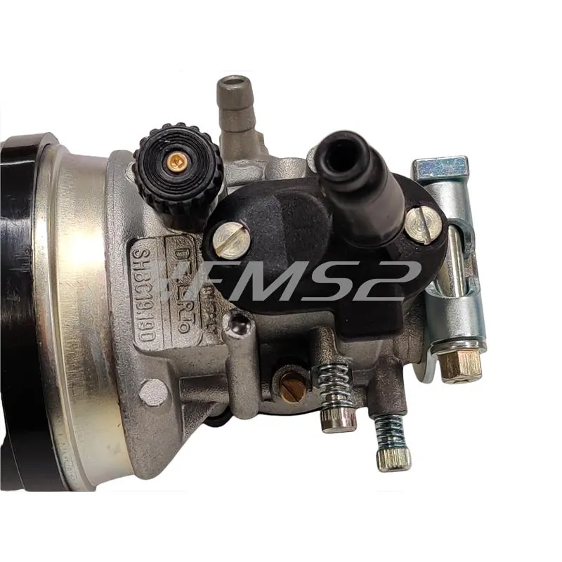00785 Carburatore dell'orto shbc 19.19 d taratura 785 per ciclomotori con motori Minarelli - fbm e applicazioni varie su collettore maschio in alluminio