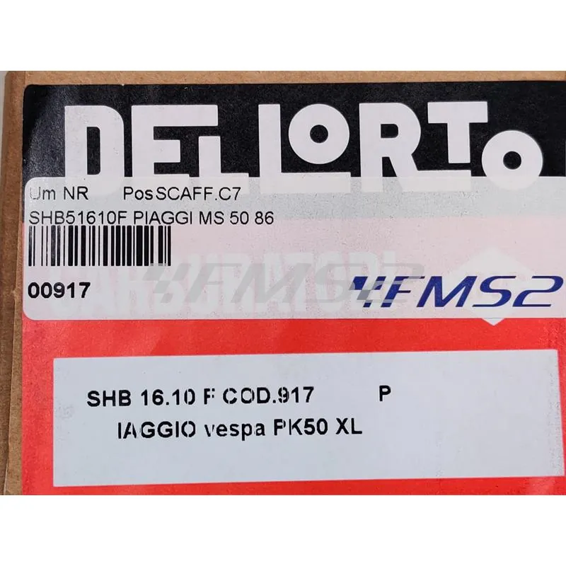 00917 Carburatore Dell'Orto shb 16 10f Vespa PK 50