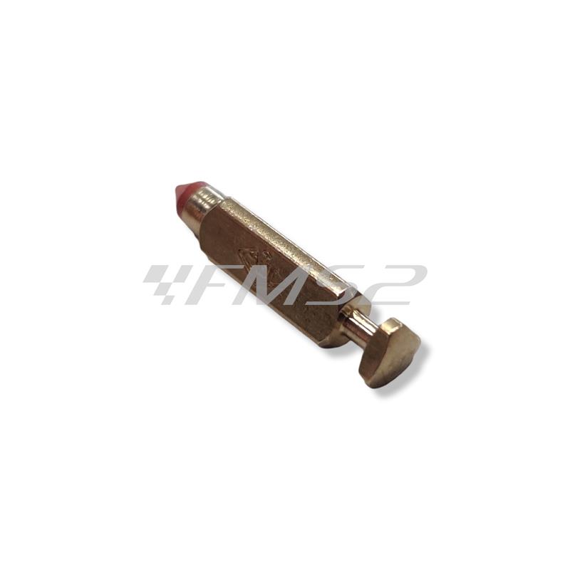 Spillo triangolare fisso per chiusura benzina sul galleggiante montato nei carburatori dell'orto SHA, SHB, SHBC, PHBG, ricambio 028380005