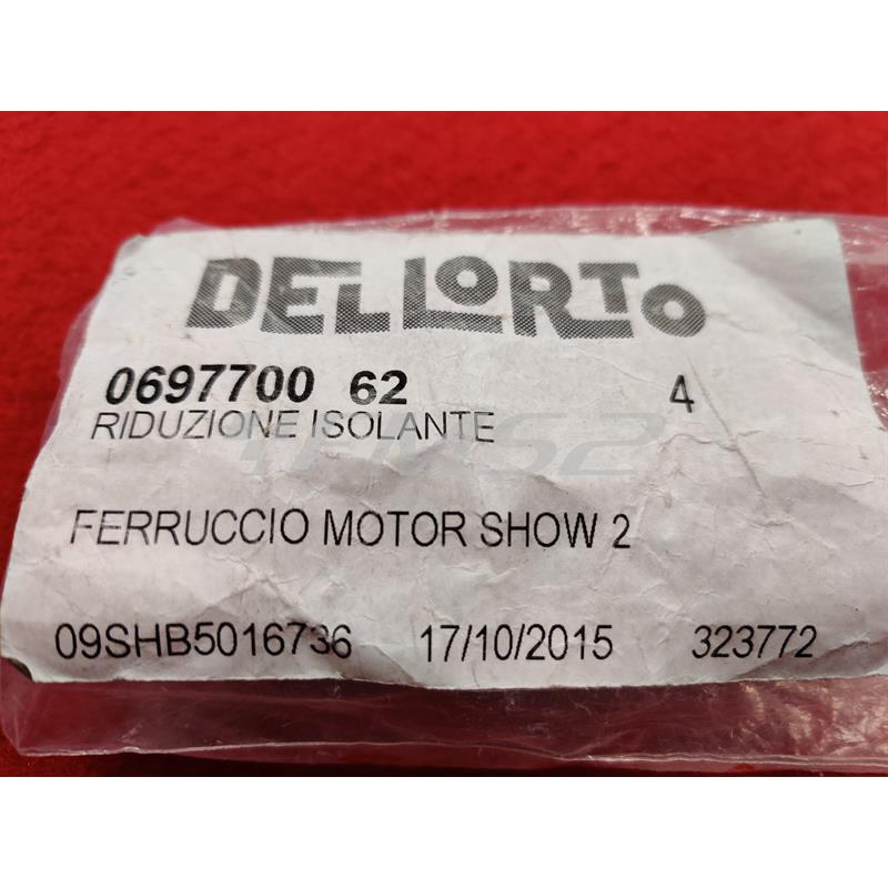 Riduzione isolante per carburatori dell'orto PHBL con attacco femmina diametro interno 28,75 mm e diametro esterno 31,8 mm, ricambio 069770062