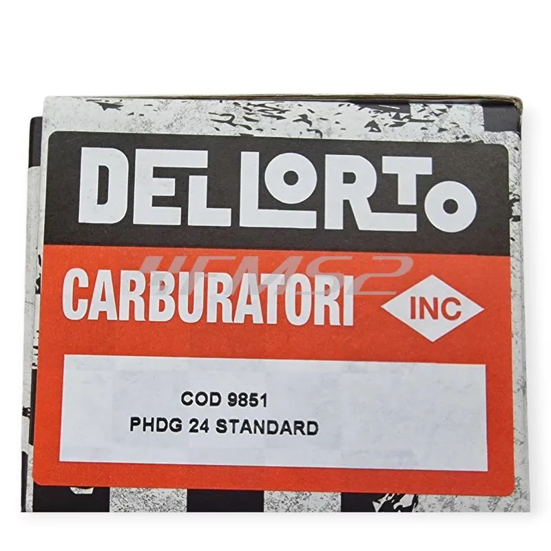 Carburatore Dellorto PHDG 24 H5 attacco elastico per motori 2 tempi | Ricambio 09851 | Compatibile vari modelli