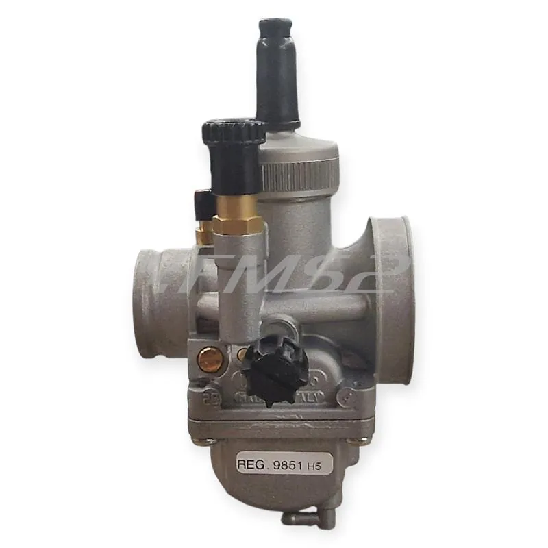 Carburatore Dellorto PHDG 24 H5 attacco elastico per motori 2 tempi | Ricambio 09851 | Compatibile vari modelli