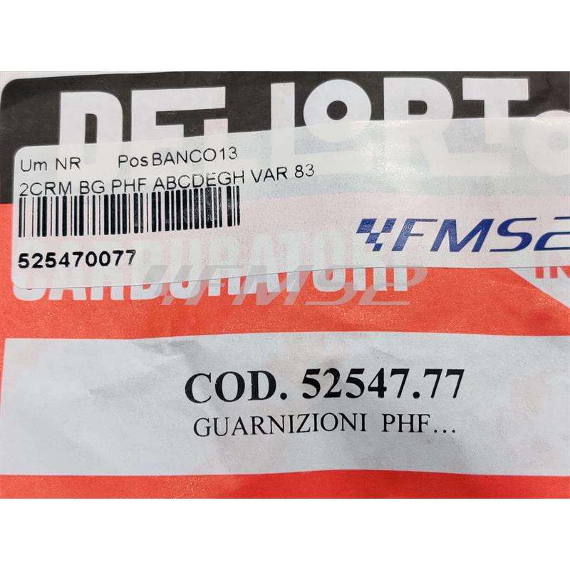 Serie guarnizioni dell'orto per carburatore PHF, ricambio 525470077