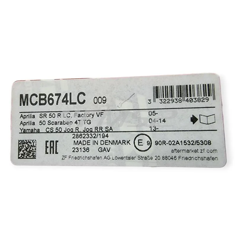 Pastiglie Freno TRW MCB674LC Semimetalliche Omologate per Scooter 50cc e cilindrate superiori con montaggio Anteriori/Posteriori