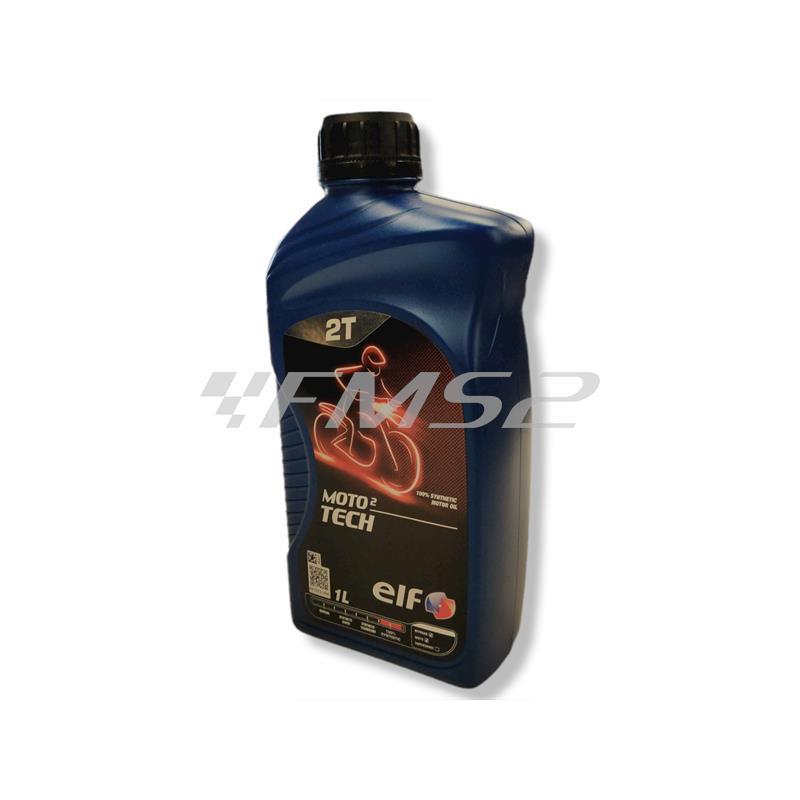 Olio miscela Elf moto 2 tech 100% sintetico, ricambio 187343