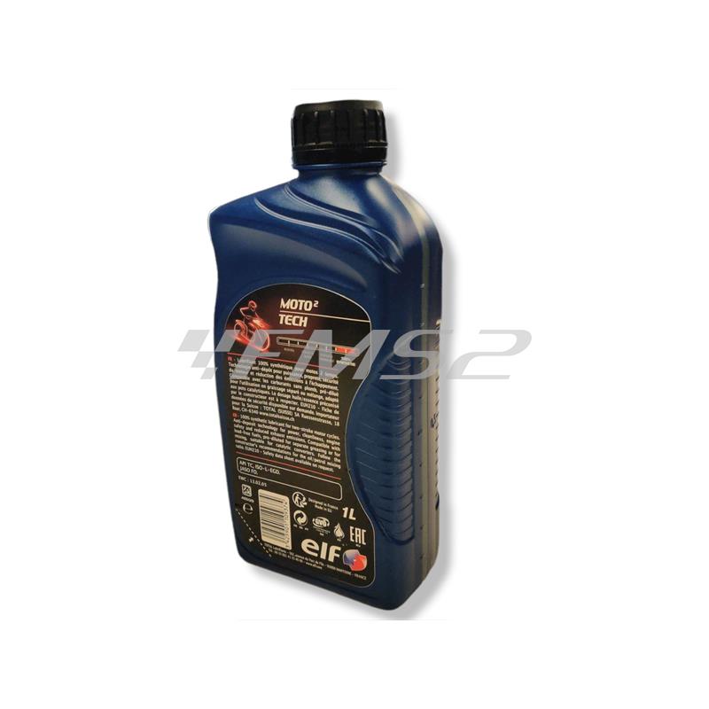 Olio miscela Elf moto 2 tech 100% sintetico, ricambio 187343