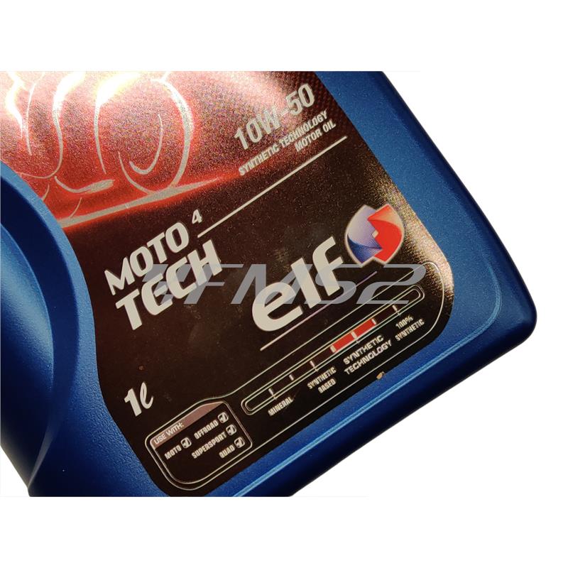 Olio Elf moto 4 tech 10w50 synthetic tecnology, ricambio 187360