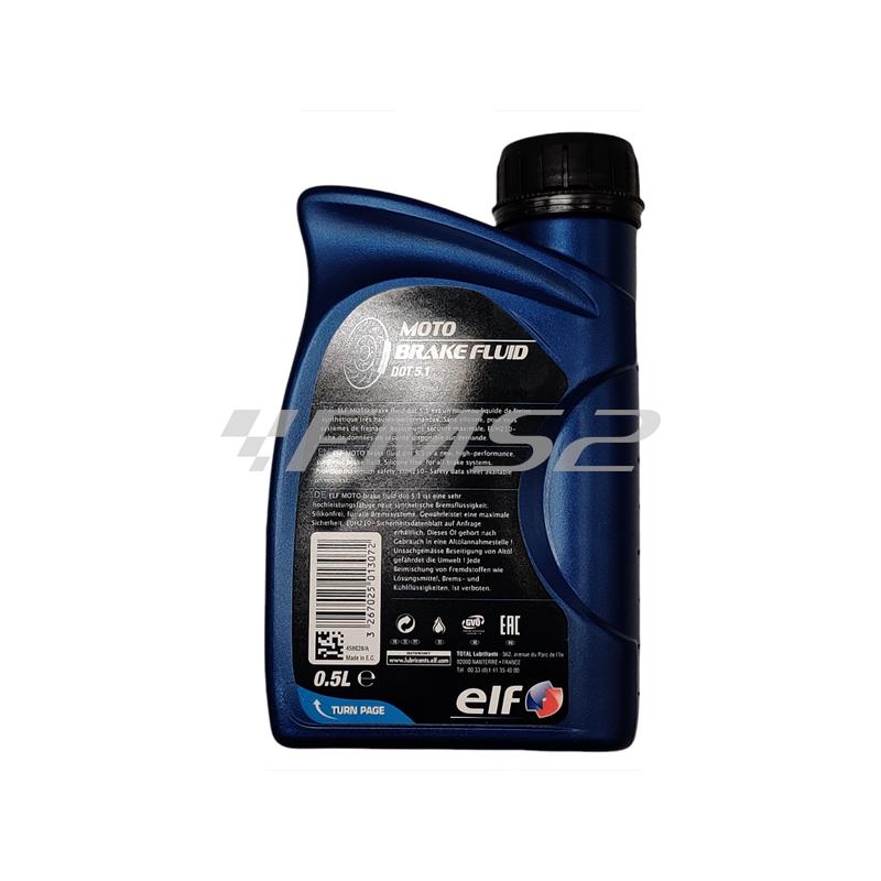 Elf moto brake fluid dot 5.1 500 ml, ricambio 194977