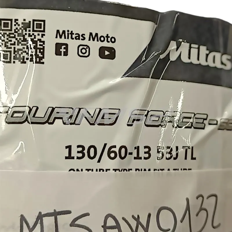 Pneumatico mitas 130/60-13 53j tour force tl, ricambio MTSAW0132