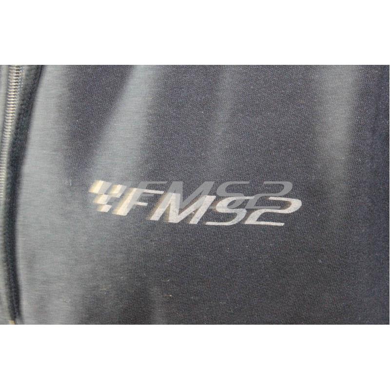 Felpa con cappuccio griffe fms2  blu taglia XL, ricambio 99FELPABLUXL