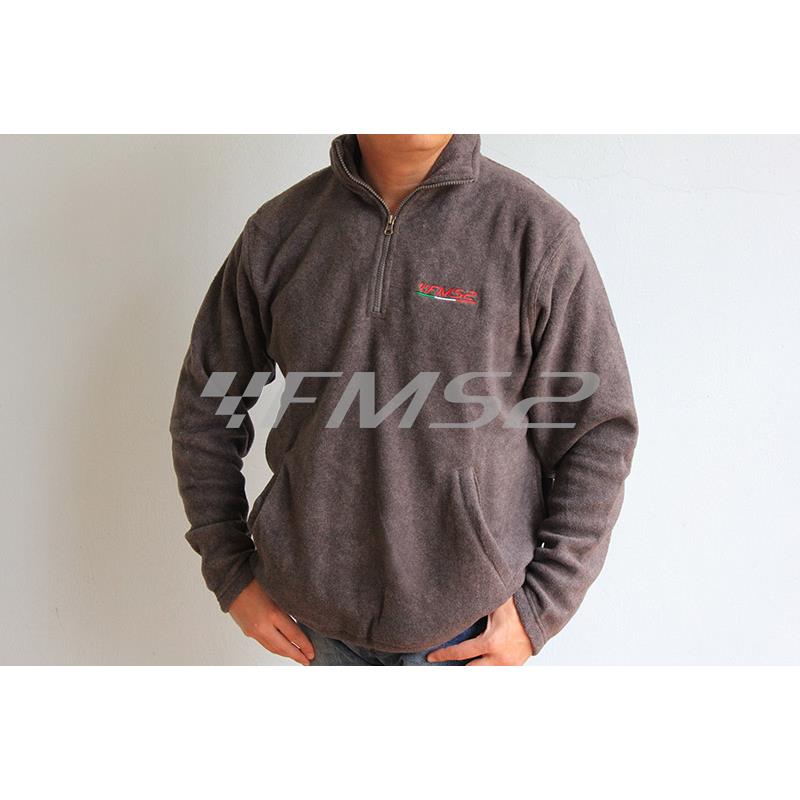 Pile grigio con zip corta fms2 taglia L, ricambio 99PILEGRIGIOL