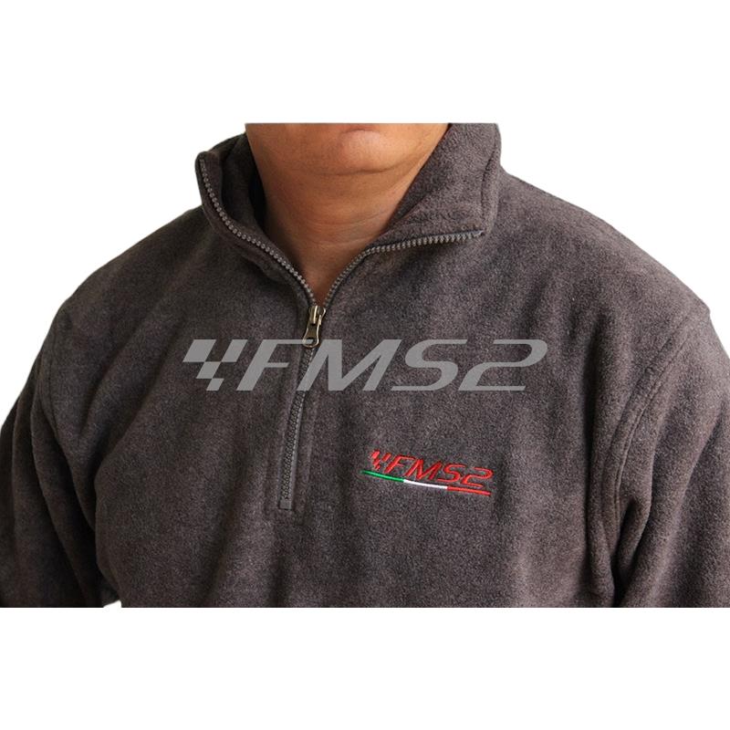Pile grigio con zip corta fms2 taglia XXL, ricambio 99PILEGRIGIOXXL