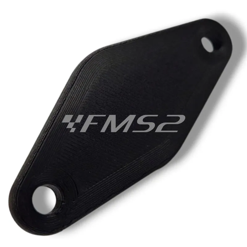 Tappo in plastica 3D per chiusura foro carter motore alloggiamento motorino avviamento scooter Minarelli con or e viti fissaggio, ricambio TAPPOMOTAVVSC