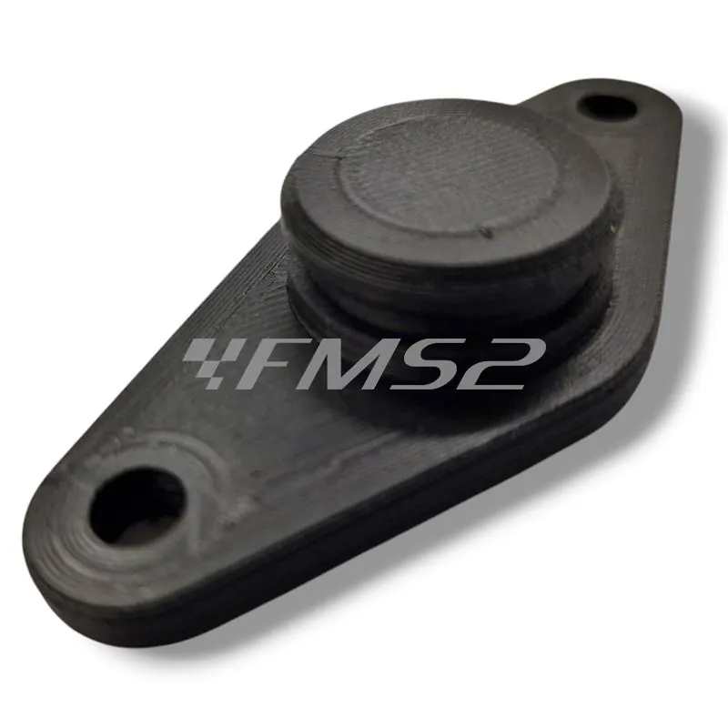 Tappo in plastica 3D per chiusura foro carter motore alloggiamento motorino avviamento scooter Minarelli con or e viti fissaggio, ricambio TAPPOMOTAVVSC