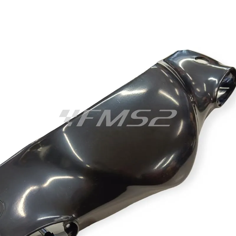 Copri manubrio Faco in plastica grezzo non verniciato per scooter Gilera Typhoon 50 cc e Piaggio Nrg, Ntt Nrg Mc2 prodotti fino al 1998, ricambio G87