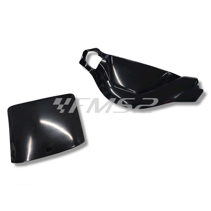 Kit 4 carene FACO per scooter MBK Booster spirit in plastica di colore nero grezzo non verniciate, ricambio KITNERO