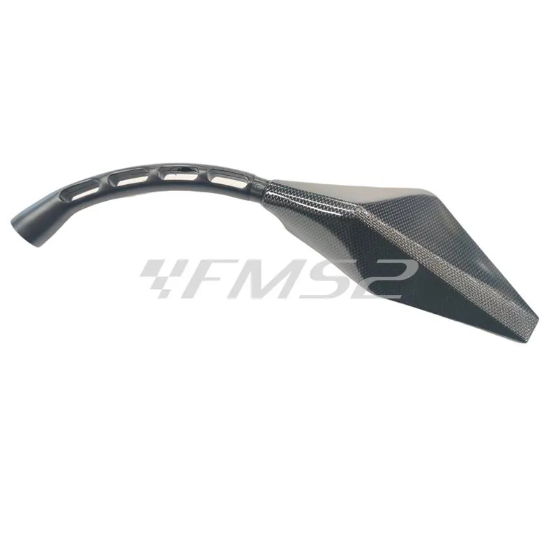0277 Specchietto retrovisore sinistro carbon completo di attacchi (FAR)