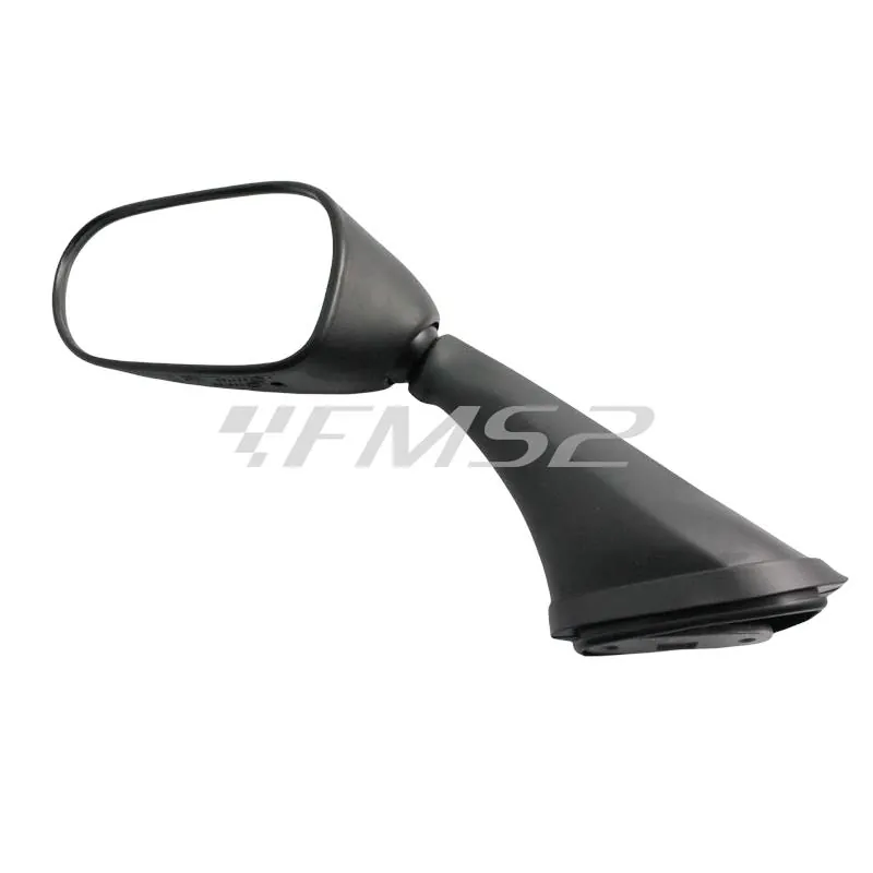Specchietto retrovisore sinistro di colore nero, ricambio 0301