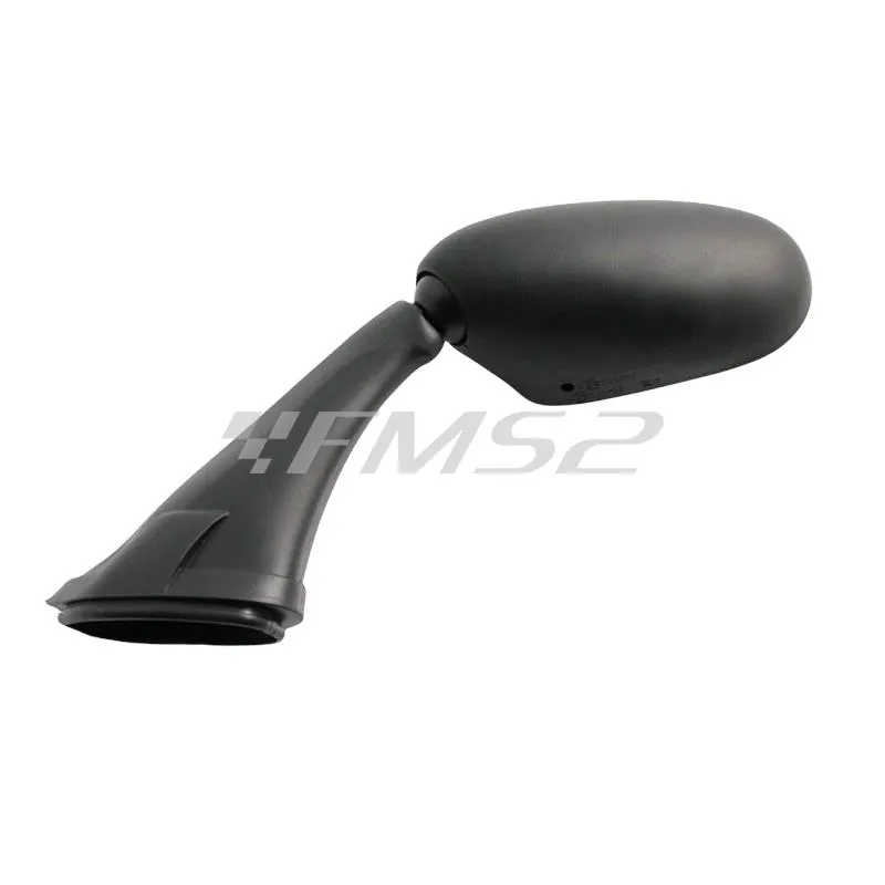 Specchietto retrovisore sinistro di colore nero, ricambio 0301