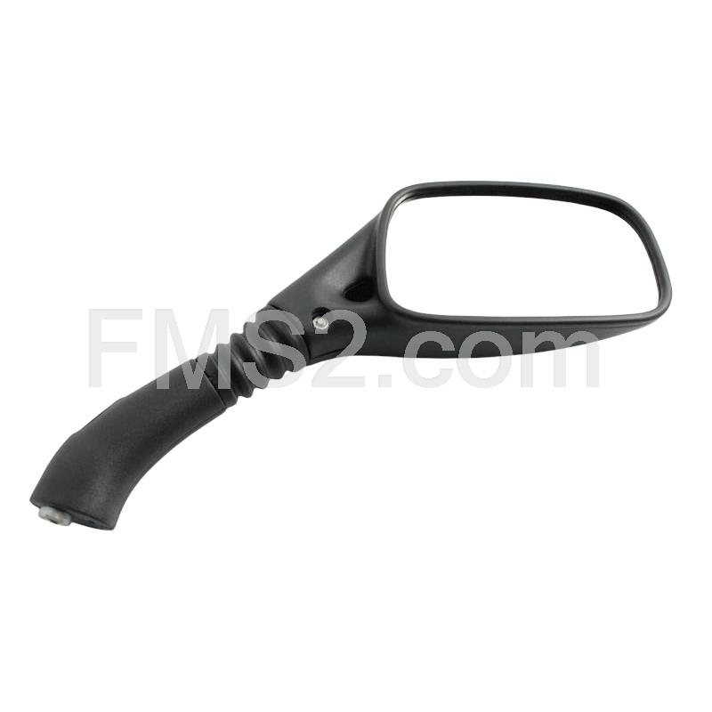 Specchietto retrovisore destro di colore nero attacco M8 per scooter Aprilia sr, ricambio 0882