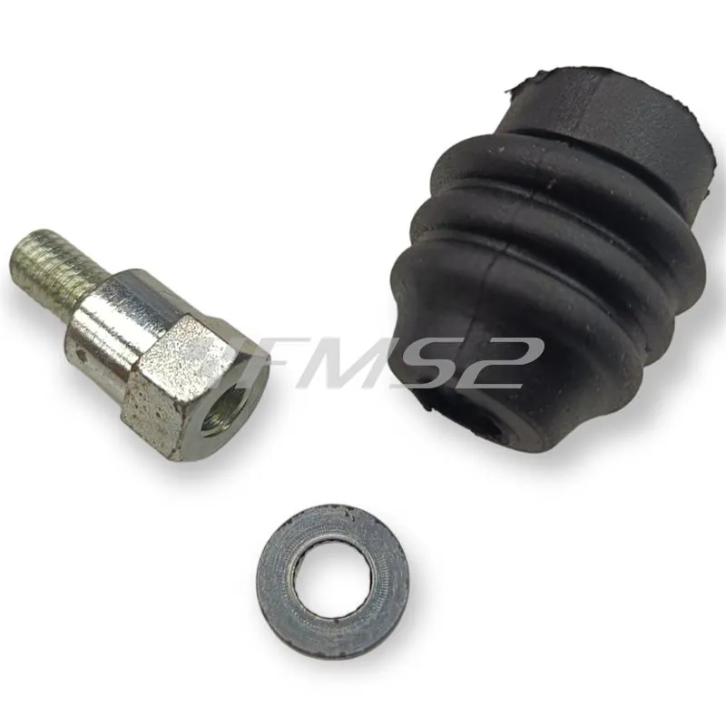 Adattatore attacco specchietto retrovisore FAR con filetto M8 sinistro esterno inferiore e filetto M8 destro interno superiore, ricambio 1092