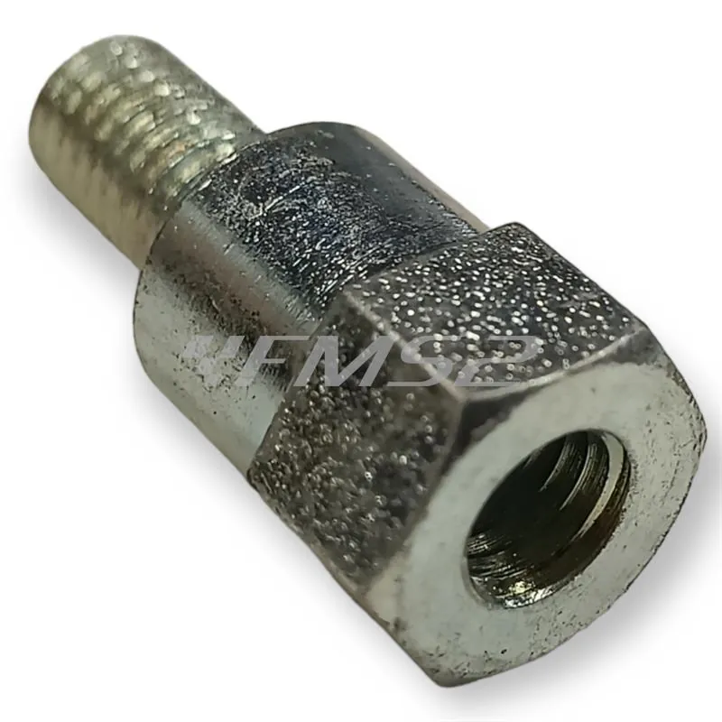 Adattatore attacco specchietto retrovisore FAR con filetto M8 sinistro esterno inferiore e filetto M8 destro interno superiore, ricambio 1092