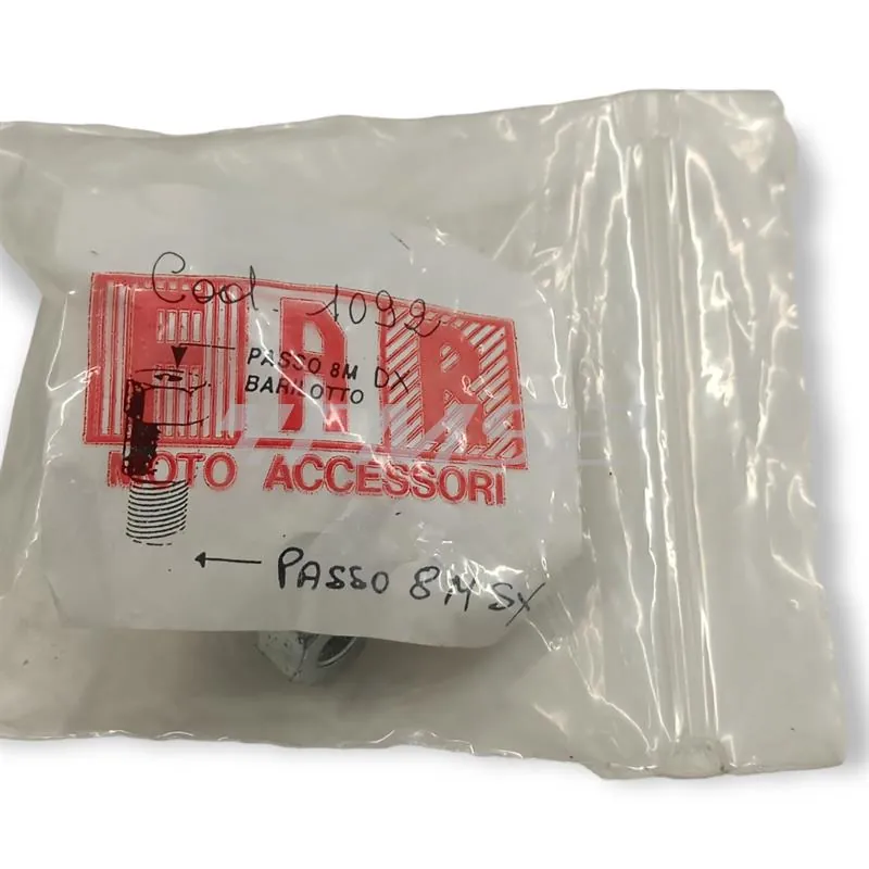 Adattatore attacco specchietto retrovisore FAR con filetto M8 sinistro esterno inferiore e filetto M8 destro interno superiore, ricambio 1092