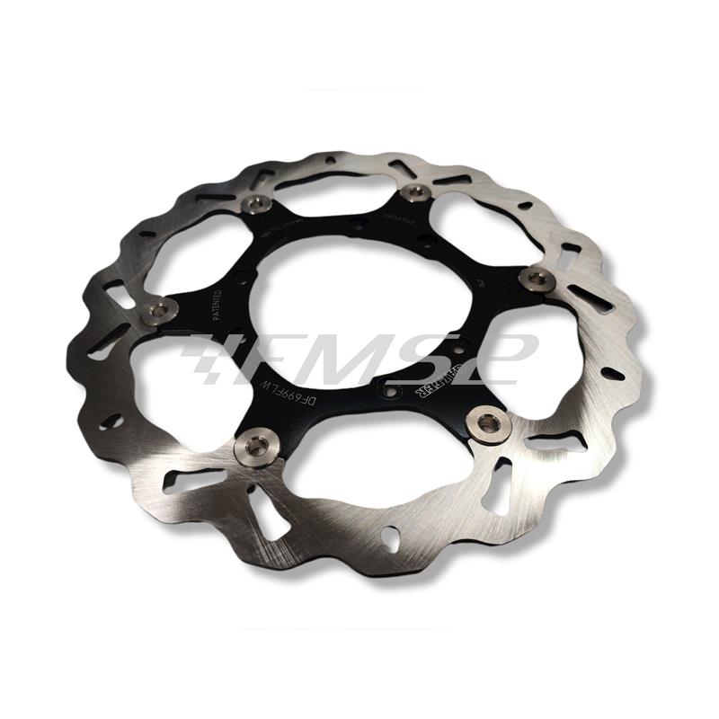 Disco flottante mozzo acciaio 290 x 4 mm, ricambio DF699FLW