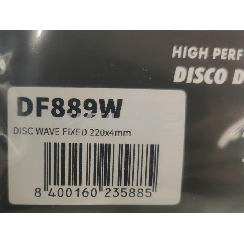 Disco freno fisso 220x4 mm, ricambio DF889W