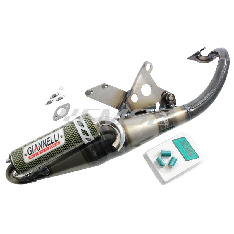 31014X Marmitta Giannelli modello nr-x per scooter Benelli 491 t-modelli -  k2 aria e liquido t-modelli, ricambio 31014X