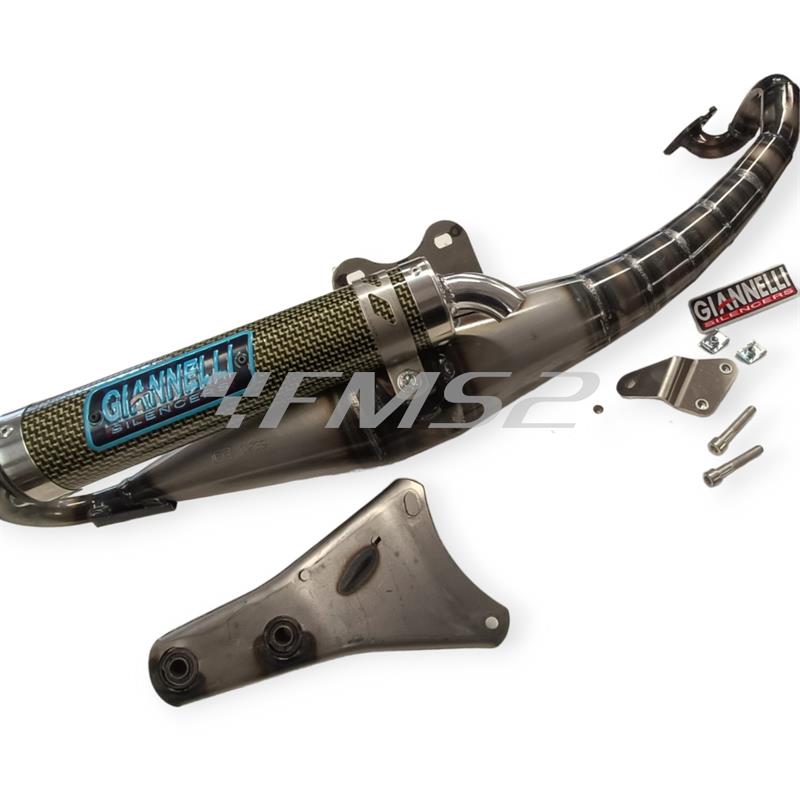Marmitta reverse Malaguti F12 aria con motore cinese (Giannelli), ricambio 31255E