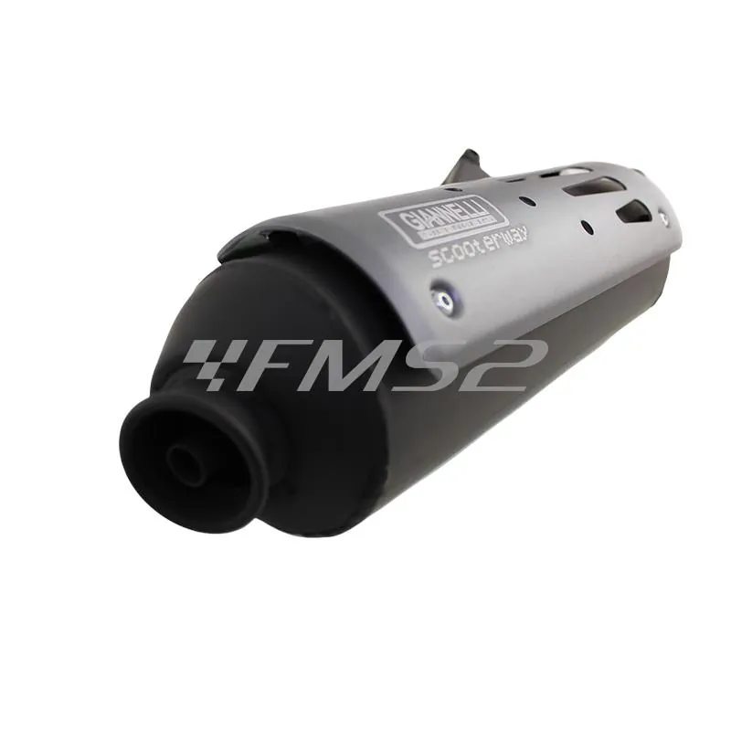 Marmitta Giannelli modello scooterway per scooter Piaggio Liberty 50 4 tempi prodotti dal 2005 al 2006 omologata, ricambio 31601Y