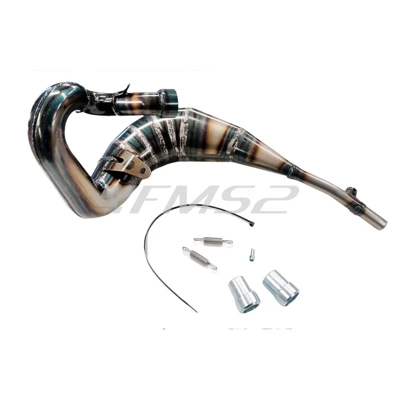 34085HF Marmitta espansione Giannelli per enduro e motard KSR moto TR 50 SM e SX prodotti dal 2014 al 2016 con type D01