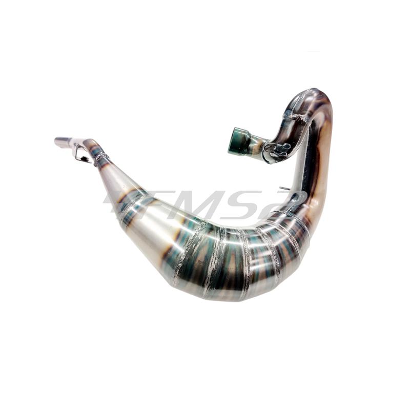 Marmitta espansione Giannelli modello Sonic con diametro imbocco silenziatore da 22 mm per enduro e motard Beta RR 50cc prodotti dal 2021 fino al 2022 con type C5, codice 34090HF