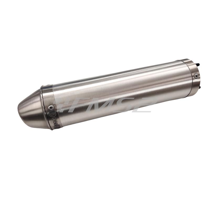 Silenziatore alluminio enduro/cross 2T 2 Tempi Fantic Motor 50ER - 50MR Competizione, codice 34697HF
