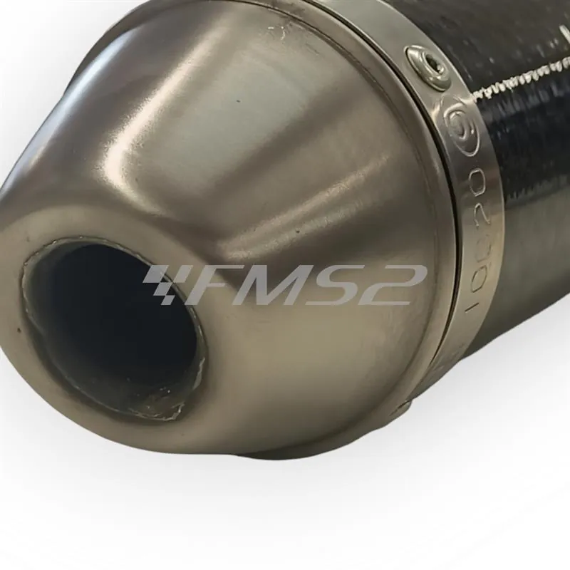 Silenziatore carbonio enduro/cross 2T 2 Tempi Fantic Motor 50ER - 50MR Competizione, codice 34698HF
