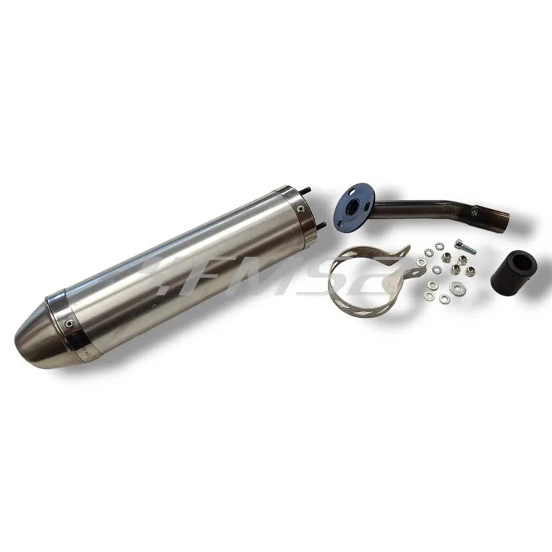 Silenziatore alluminio enduro/cross 2T 2 Tempi Vent Derapage 50, codice 34708HF